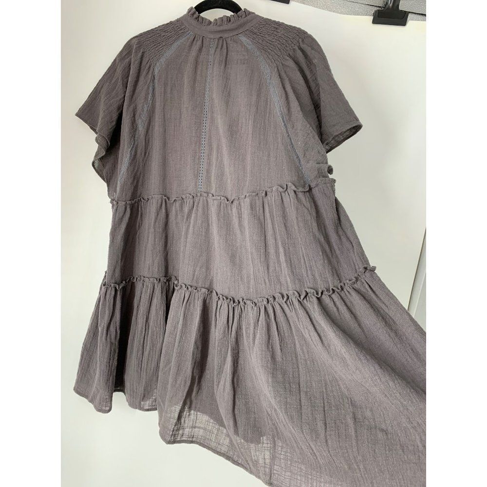 Vici Charcoal Tiered Dress - Picture 9 of 12